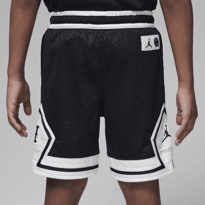 Jordan Dri-FIT Quai 54 Sportshorts mit diamantförmigen Akzenten für kleine Kinder