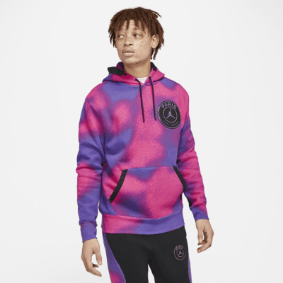 Paris Saint-Germain Men's Printed Fleece Pullover Hoodie