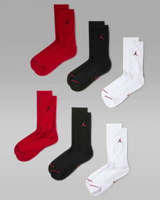 Jordan Everyday Cushioned Crew Socks (6 Pairs)
