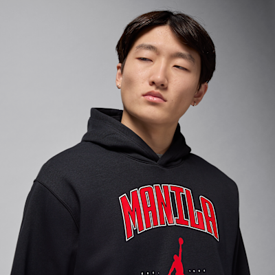 เสื้อมีฮู้ดแบบสวมผ้าฟลีซผู้ชาย Manila Jordan