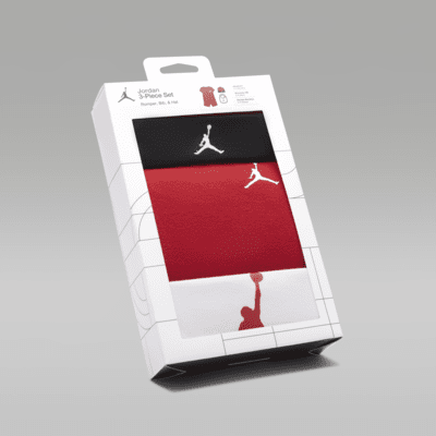 Jordan Jumpman Baby 3-Piece Romper Set. Nike UK