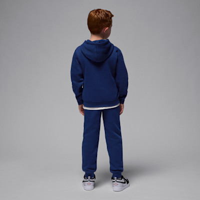 Σετ δύο τεμαχίων Baseline με φλις μπλούζα με κουκούλα Jordan Essentials για μικρά παιδιά