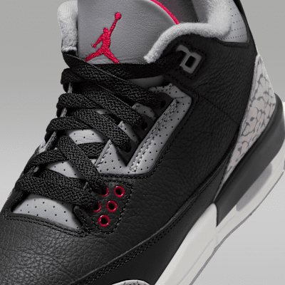 Air Jordan 3 Retro "Black Cement" Big Kids' Shoes
