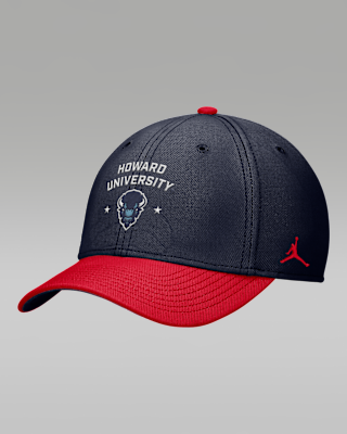 Женская кепка Nike Rise College (Howard University) Dri-FIT SwooshFlex Cap