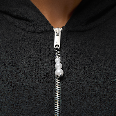 Sudadera con gorro y cierre completo para mujer Jordan Flight Fleece