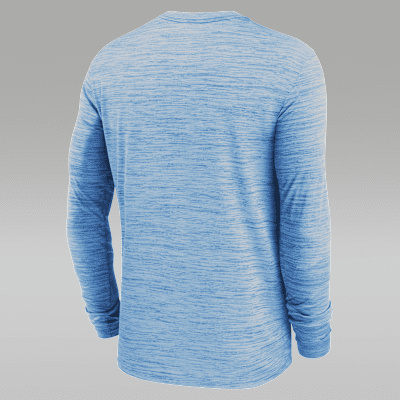 North Carolina Sideline Velocity Men's Jordan Brand Dri-FIT College Long-Sleeve T-Shirt
