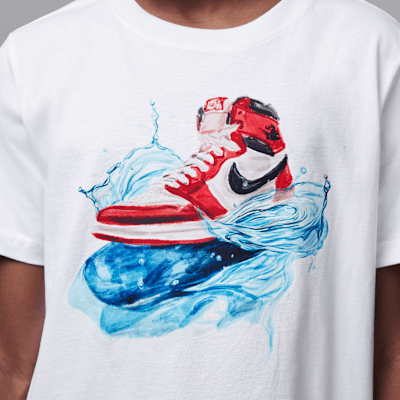 Playera Aj1 Wave para niños talla grande Jordan