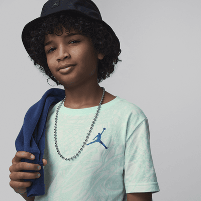 Jordan Big Kids' Net Flight Printed T-Shirt