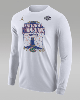 Мужская футболка Florida (Men's Team) Jordan College National Champs Long-Sleeve