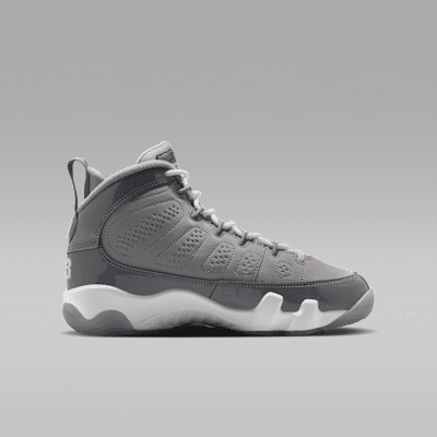 Tenis para niños grandes Air Jordan 9 Retro "Cool Grey"
