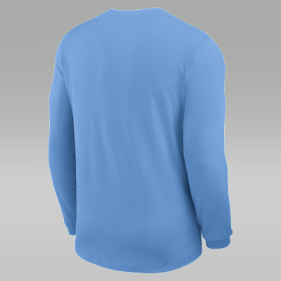 North Carolina Sideline Coach Men's Jordan Brand Dri-FIT College Long-Sleeve Top