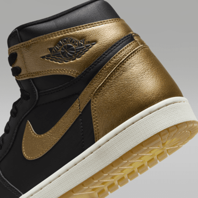 Tenis para hombre Air Jordan 1 Retro High OG "Black and Gold"