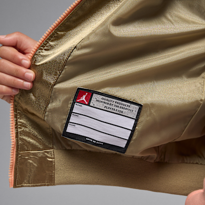 Jordan Older Kids' Colour-Blocked Satin Bomber