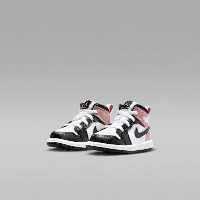 Skor Jordan 1 Mid för baby/små barn