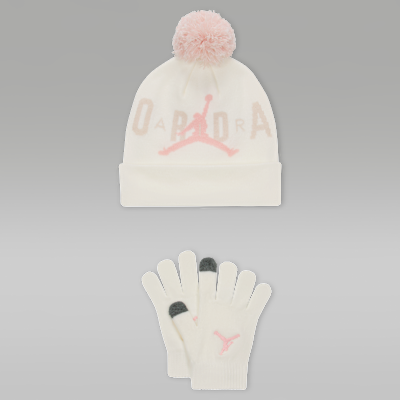 Jordan Pom-Pom Beanie Set