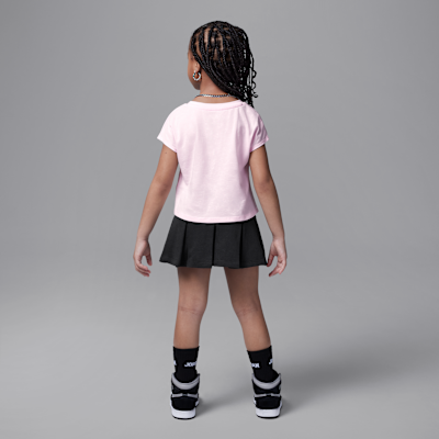 Conjunto de skort plisado de 2 piezas infantil Jordan