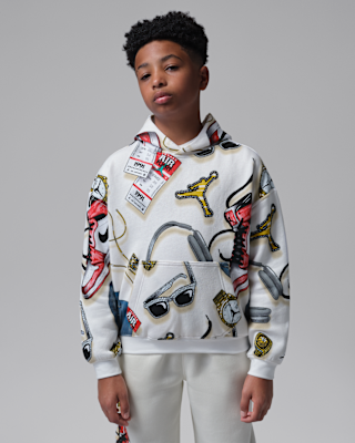Детское худи Jordan Big Kids' Mike's Flight Kit Pullover Hoodie