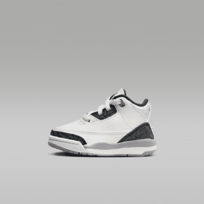 รองเท้าทารก/เด็กวัยหัดเดิน Jordan 3 Retro "Cement Grey"