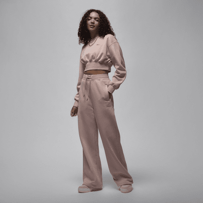 Jordan Flight Fleece kort sweatshirt voor dames