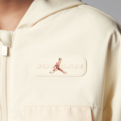 Felpa in tessuto con cappuccio e zip a tutta lunghezza Crafted Utility Jordan – Ragazzo/a