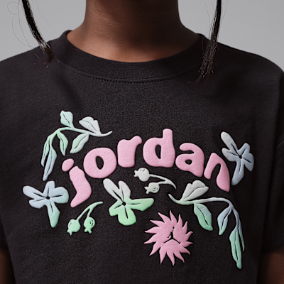 Jordan Little Kids' Puff Floral T-Shirt