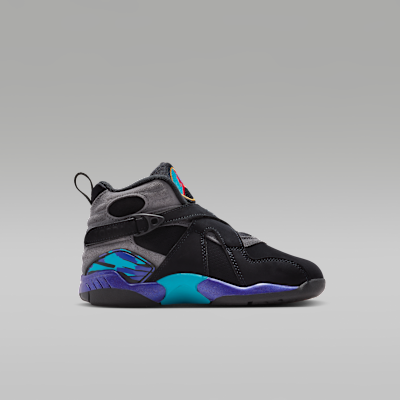 Jordan 8 Retro "Aqua" Little Kids' Shoes