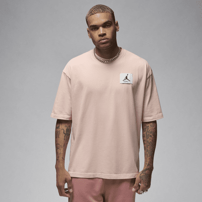 pink and white jordans shirt