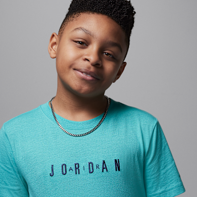 T-shirt con logo ricamata Jordan – Ragazzo/a