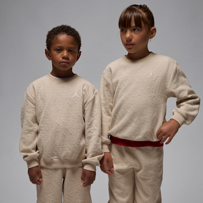 Jordan Younger Kids' 2-Piece Bubble Knit Crew Set