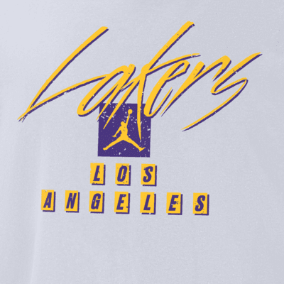 T-shirt Jordan NBA Max90 Los Angeles Lakers Courtside Statement Edition pour homme