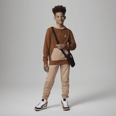 Jordan MJ Essentials French Terry Pullover Hoodie Big Kids Hoodie