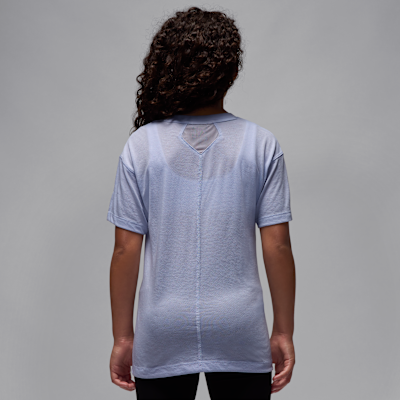 Jordan Sport Dri-FIT Big Kids' Short Sleeve Diamond Top