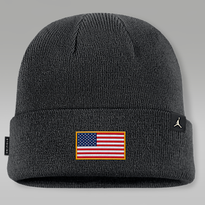 Gorro con dobladillo universitario marca Jordan para hombre Michigan 2025 Military Appreciation
