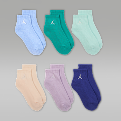 Calcetines al tobillo para niños talla grande (6 pares) Jordan Everyday Essentials