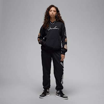 Sudadera con gorro sin cierre para mujer Jordan Brooklyn Fleece