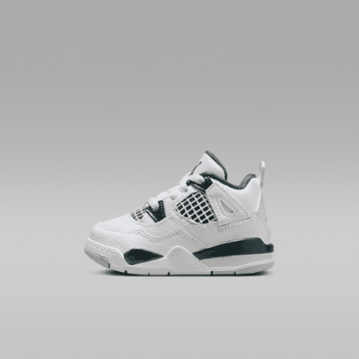 รองเท้าทารก/เด็กวัยหัดเดิน Jordan 4 Retro "Oxidized Green"