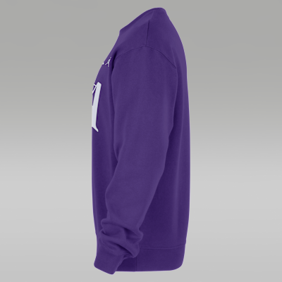 Los Angeles Lakers Statement Essentials Men's Jordan NBA Fleece Crew-Neck Sweatshirt