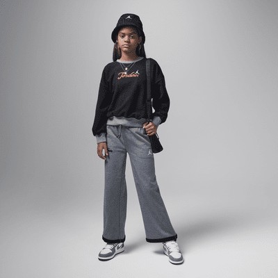Sudadera de cuello redondo Jordan para niños talla grande Meta-Enchantment Cozy