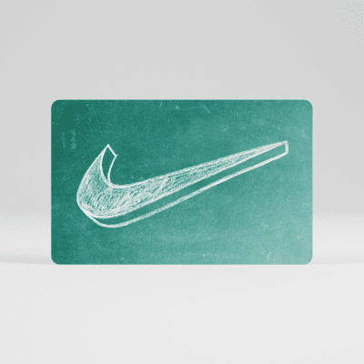 Nike Gift Card Mailed in a Mini Nike Shoebox