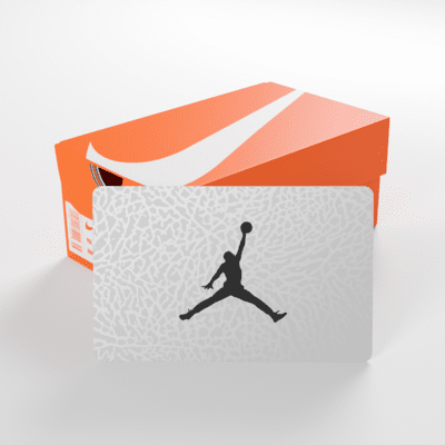 Nike Gift Card Mailed in a Mini Nike Shoebox