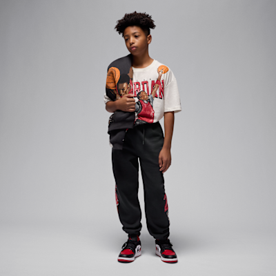 Pants de tejido Fleece Sketch para niños talla grande Jordan