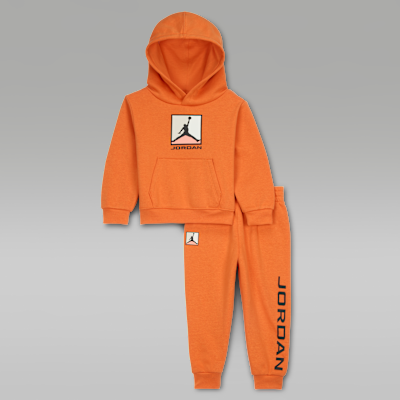 Conjunto de duas peças com hoodie Baseline em lã cardada Jordan Essentials para bebé (12-24 meses)