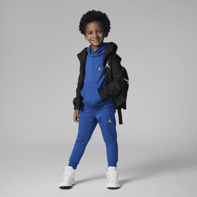 Jordan Conjunto de sudadera con capucha y pantalón de tejido Fleece Essentials- Niño/a pequeño/a