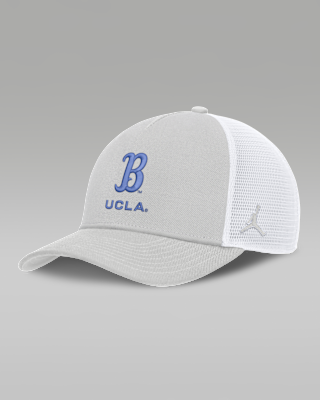 Женские  UCLA Sideline Rise Gameday Jordan Brand College Trucker Adjustable Hat