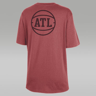 Playera Jordan de la NBA para mujer Atlanta Hawks Courtside Statement Edition