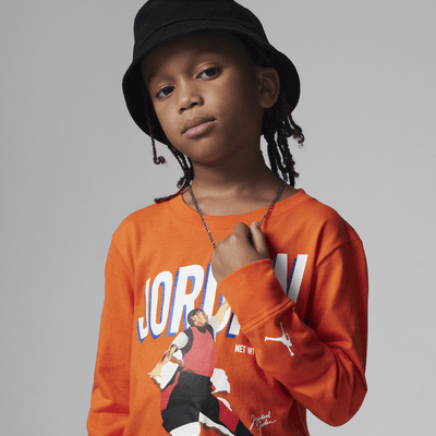 Jordan MVP Breakout Long Sleeve Tee Little Kids' T-Shirt