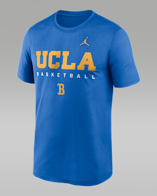 Мужская футболка UCLA Courtside Basketball Legend Jordan Brand Dri-FIT College для баскетбола