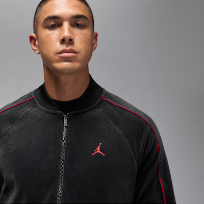 Jordan Brooklyn Men's Velour Tracksuit Jacket