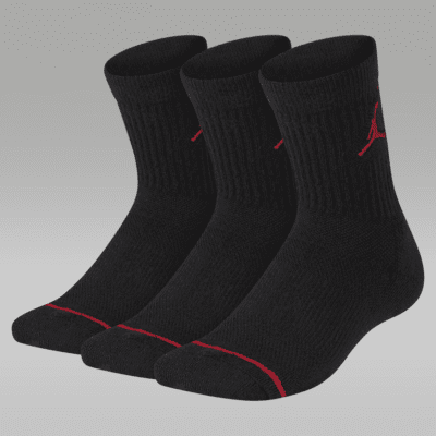 Jordan Jumpman Little Kids' Cushioned Crew Socks (3 Pairs)