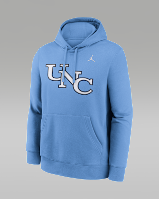 Мужское худи North Carolina Sideline Club Nike Jordan Brand Pullover Hoodie